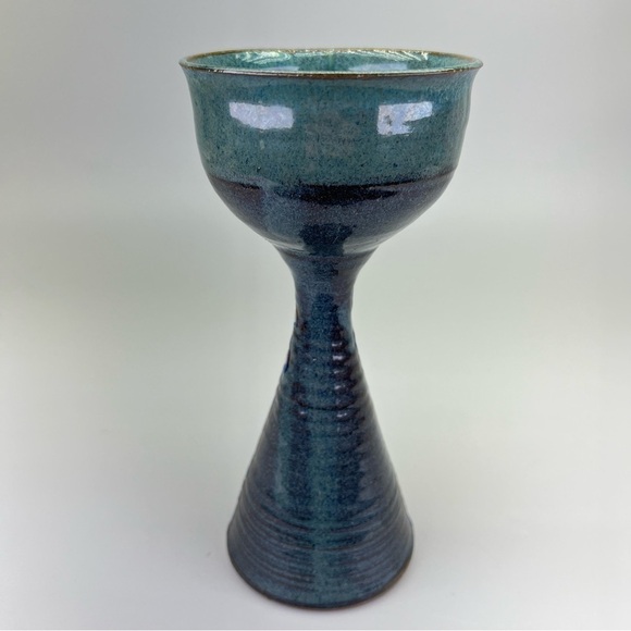 S. Davis Studio Art Pottery Goblet - Picture 2 of 10